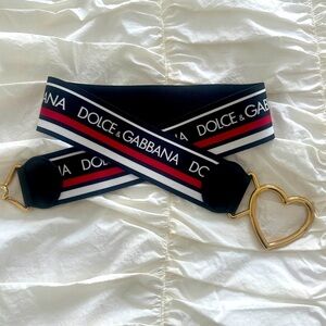 Rare Dolce & Gabbana Heart Belt